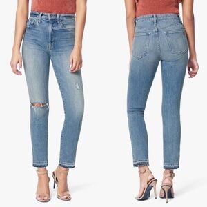 Joes Jeans Cigarette Distressed Ankle Cropped Jean